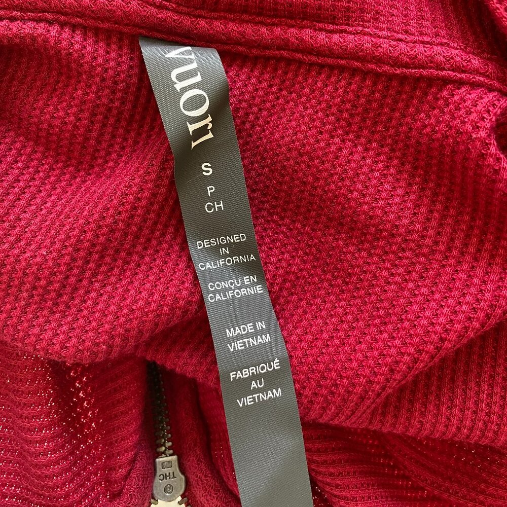 NWT Vuori Waffle Full Zip Hoodie - S - Picture 5 of 9